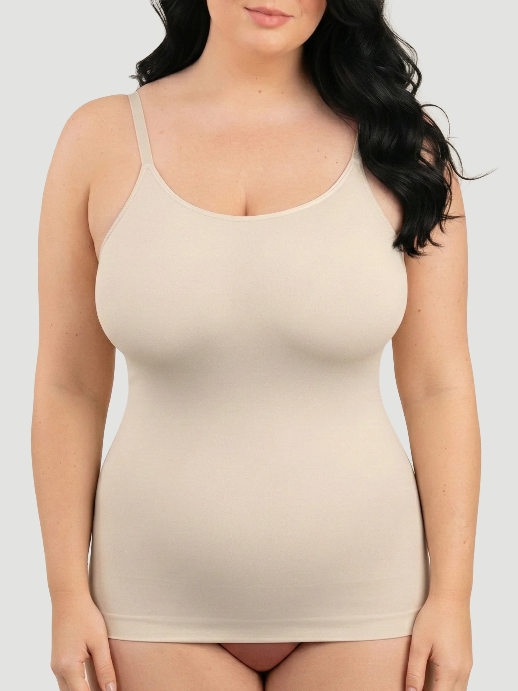 Seamless Shaping Scoop Neck Daily Cami Top - Image 18