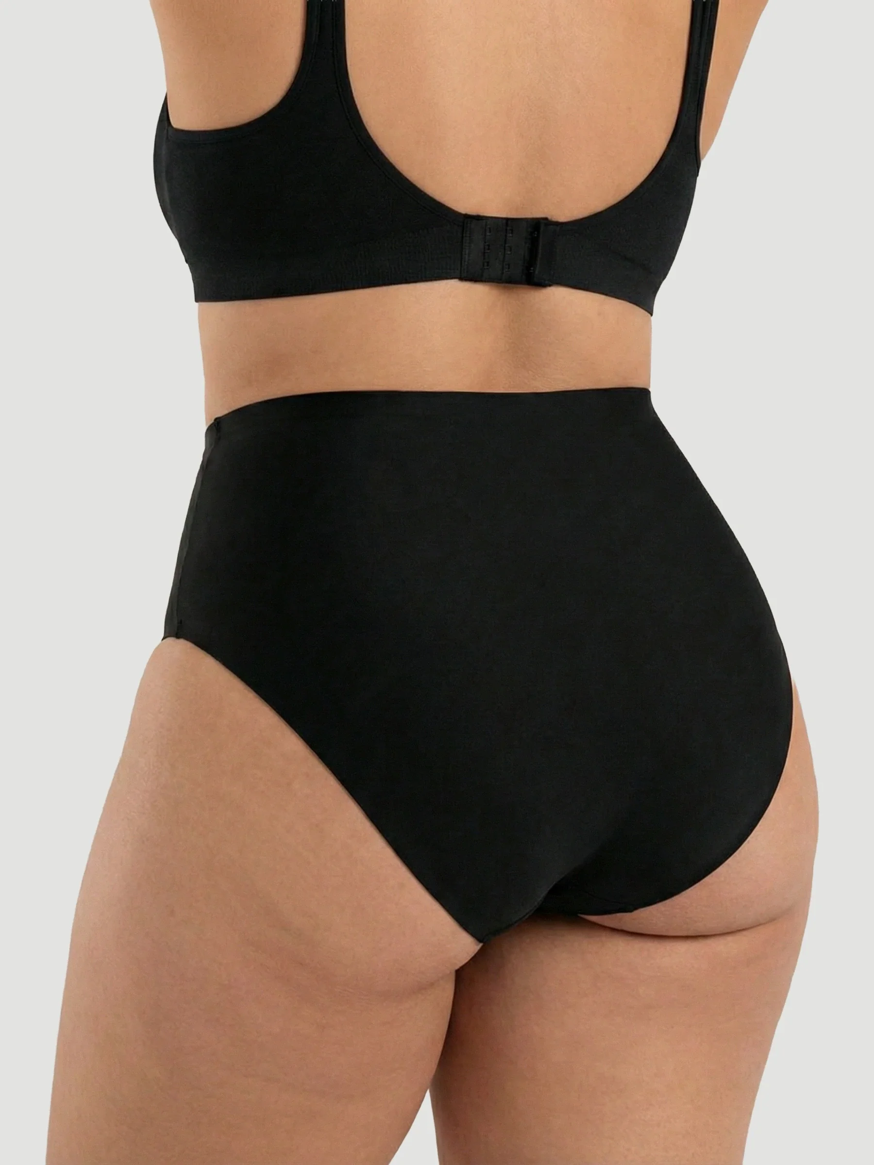 High Waist Seamless Bonded Brief Underwear - Image 11