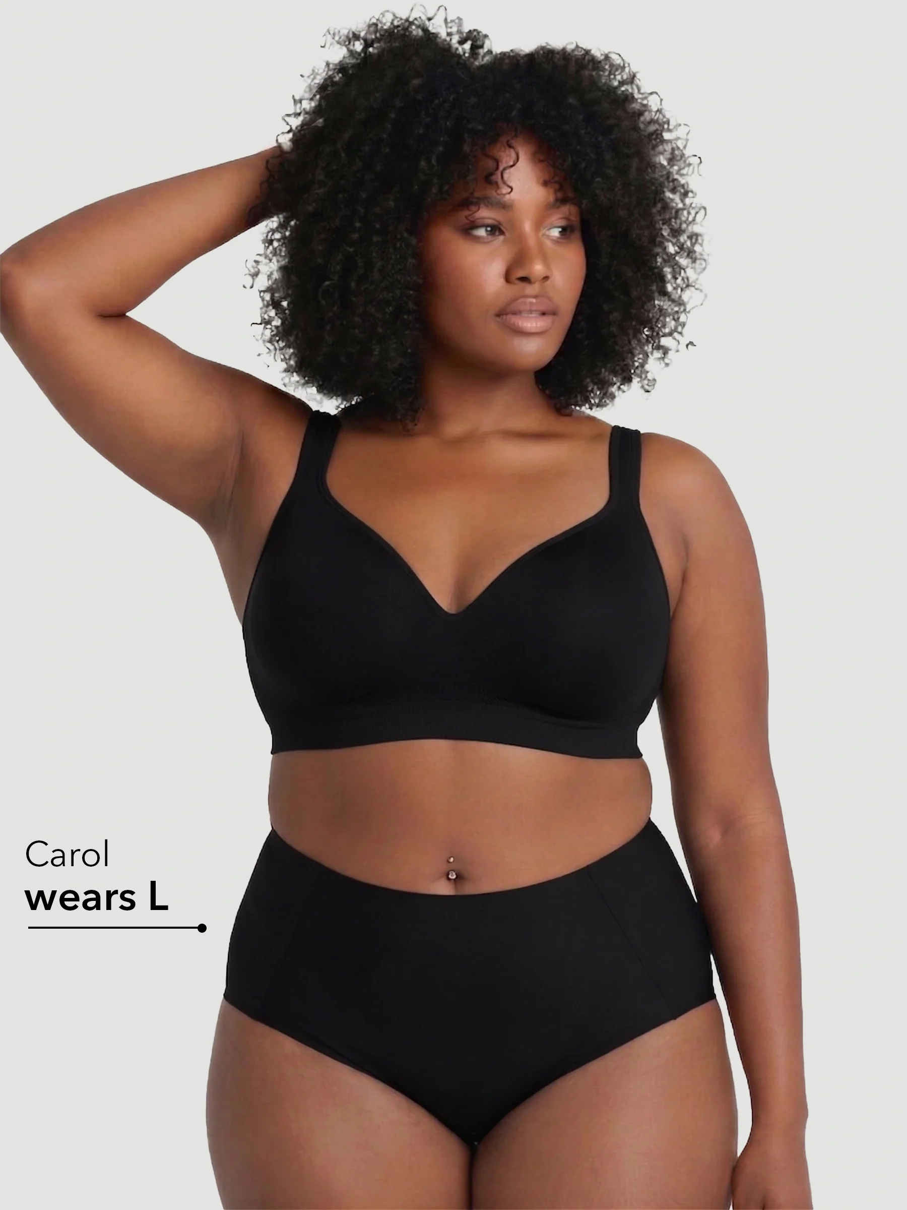 High Waist Seamless Bonded Brief Underwear - Image 4