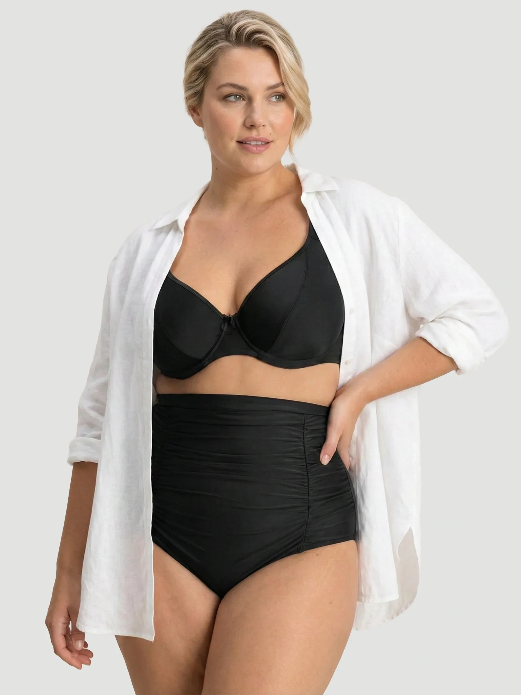 High Waisted Shaping Bikini Bottom - Image 7