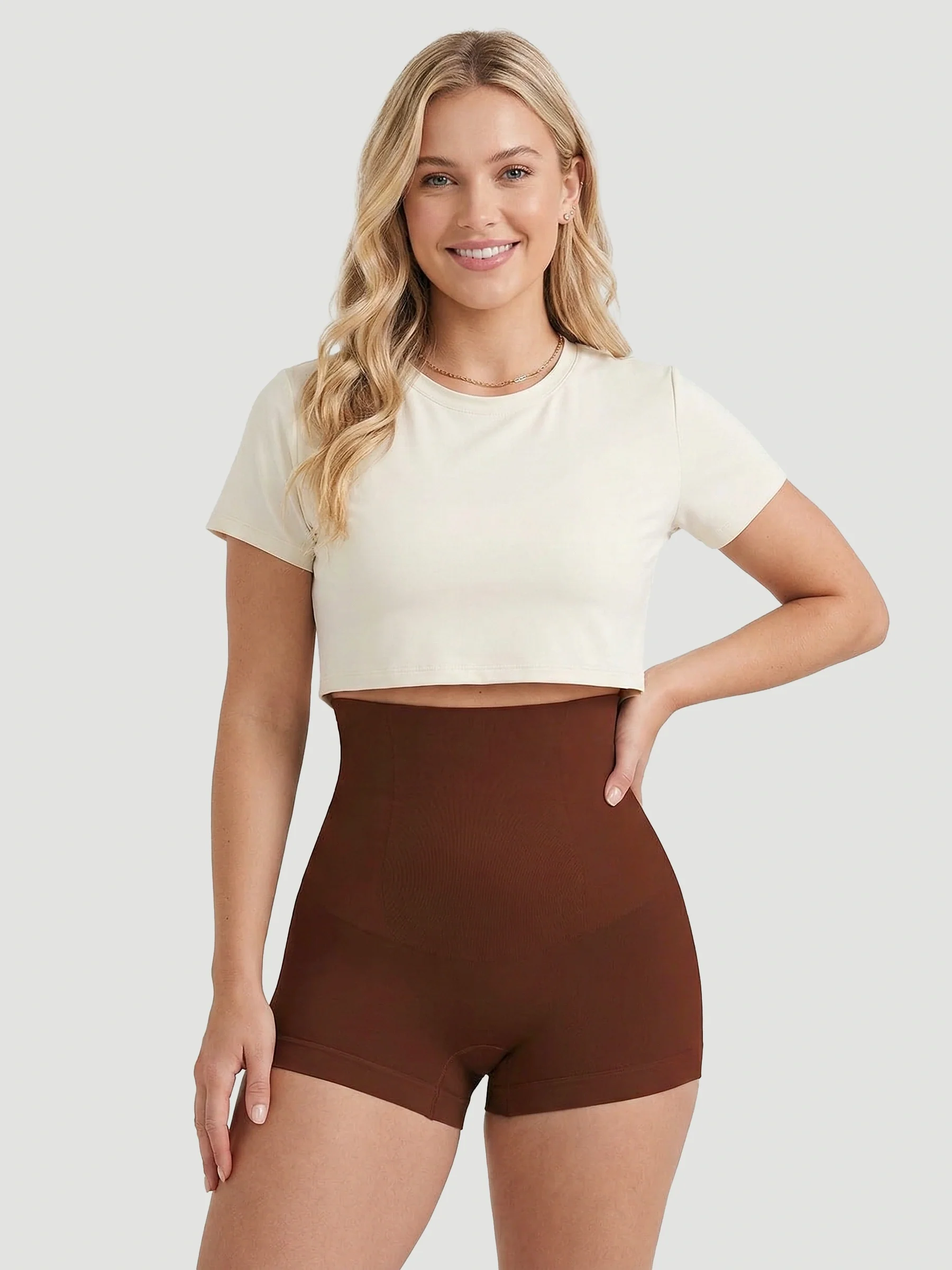 High Waisted Shaping BoyShort - Image 28
