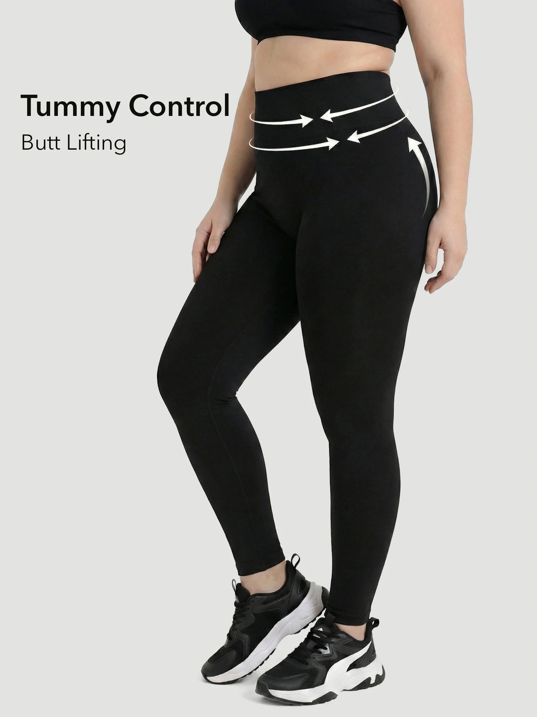 High Waisted Shaping Leggings - Image 5