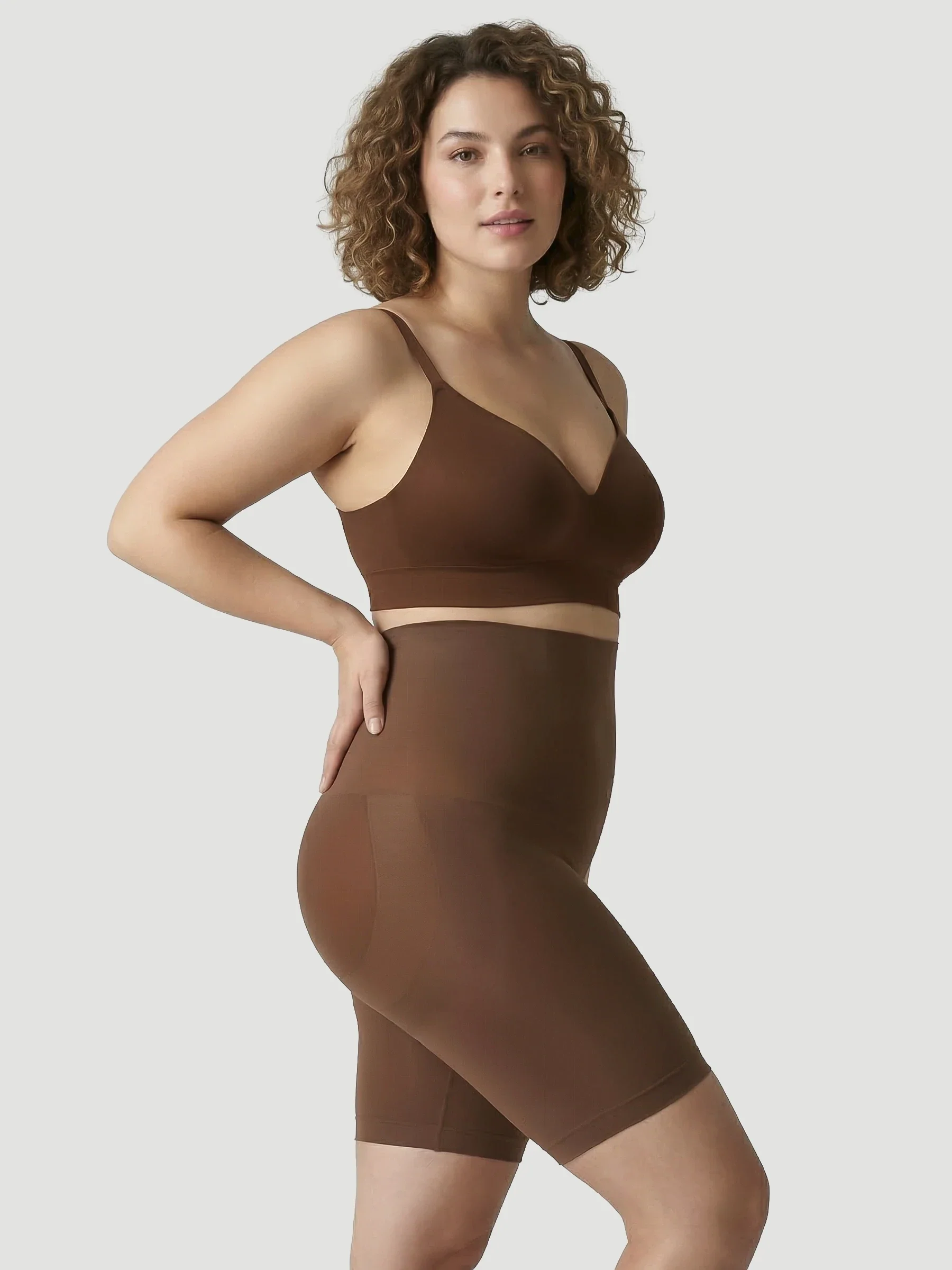 High-Waisted Shaping Shorts - Image 33