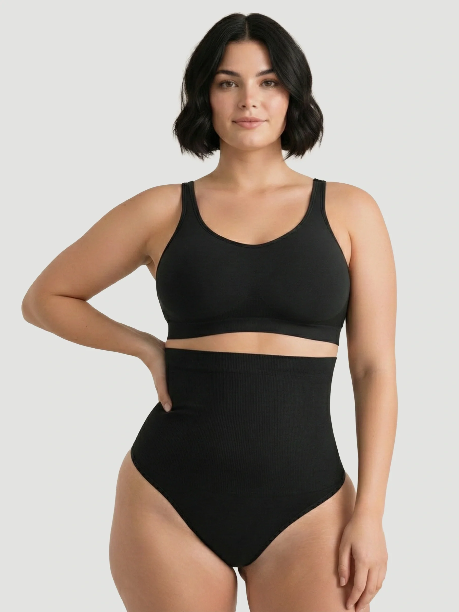 High Waisted Shaping Thong - Image 9
