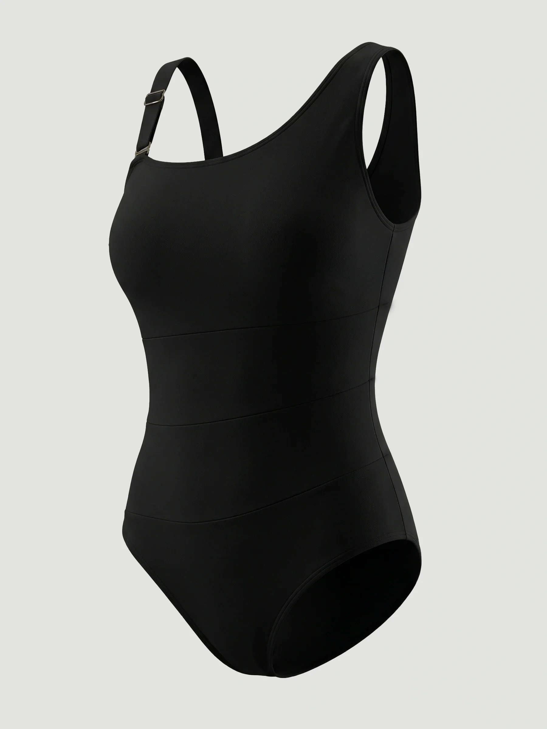 One Shoulder Shaping Swimsuit - Image 6