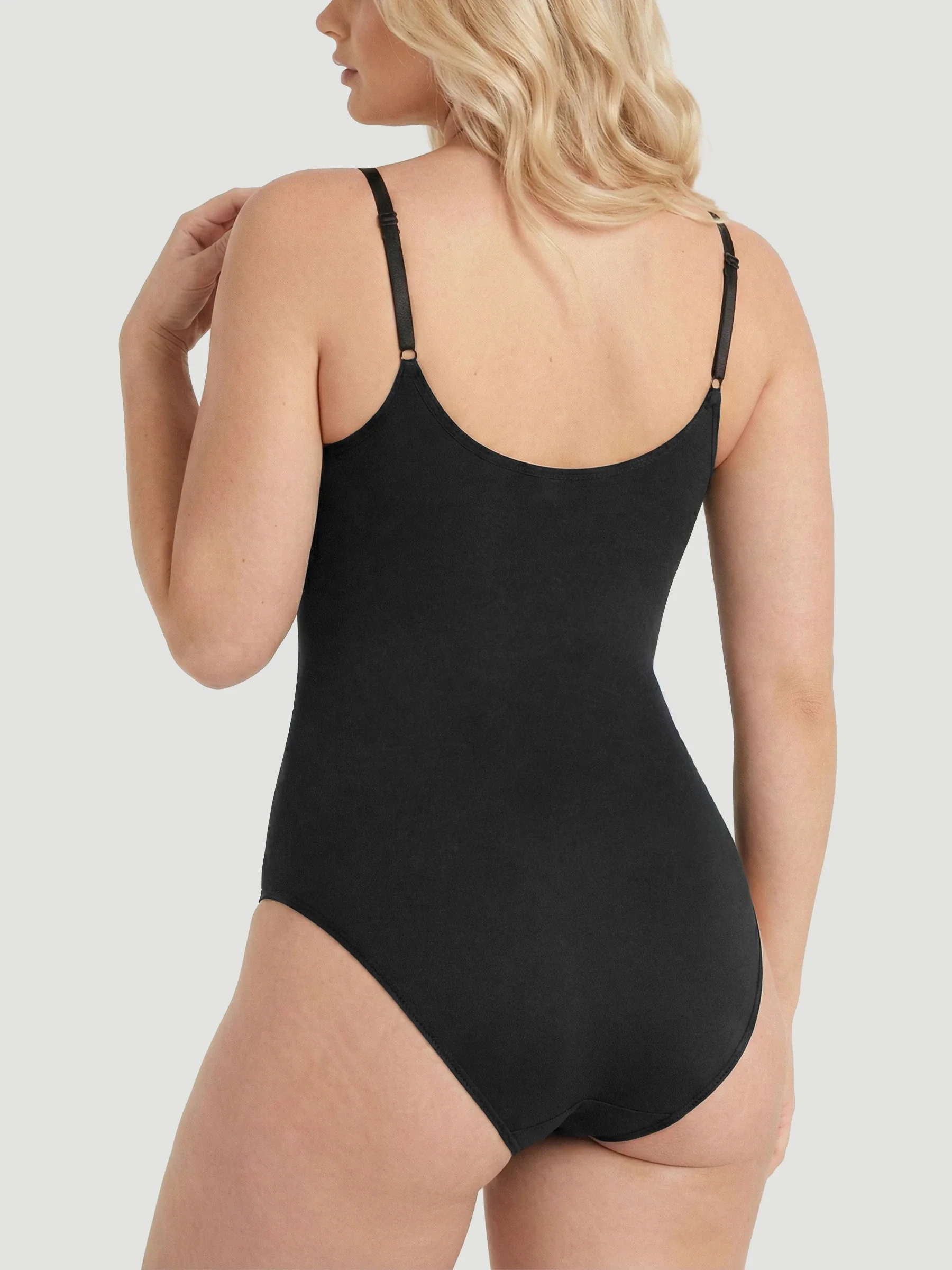 Scoop Neck Bodysuit Shaping Panty - Image 3