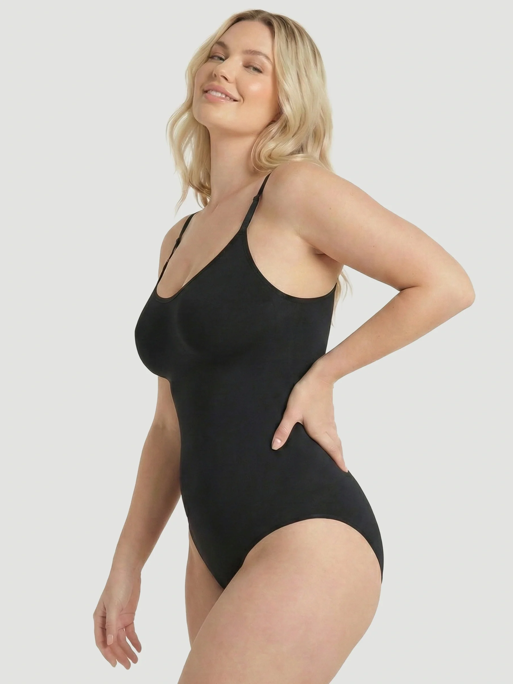 Scoop Neck Bodysuit Shaping Panty - Image 7
