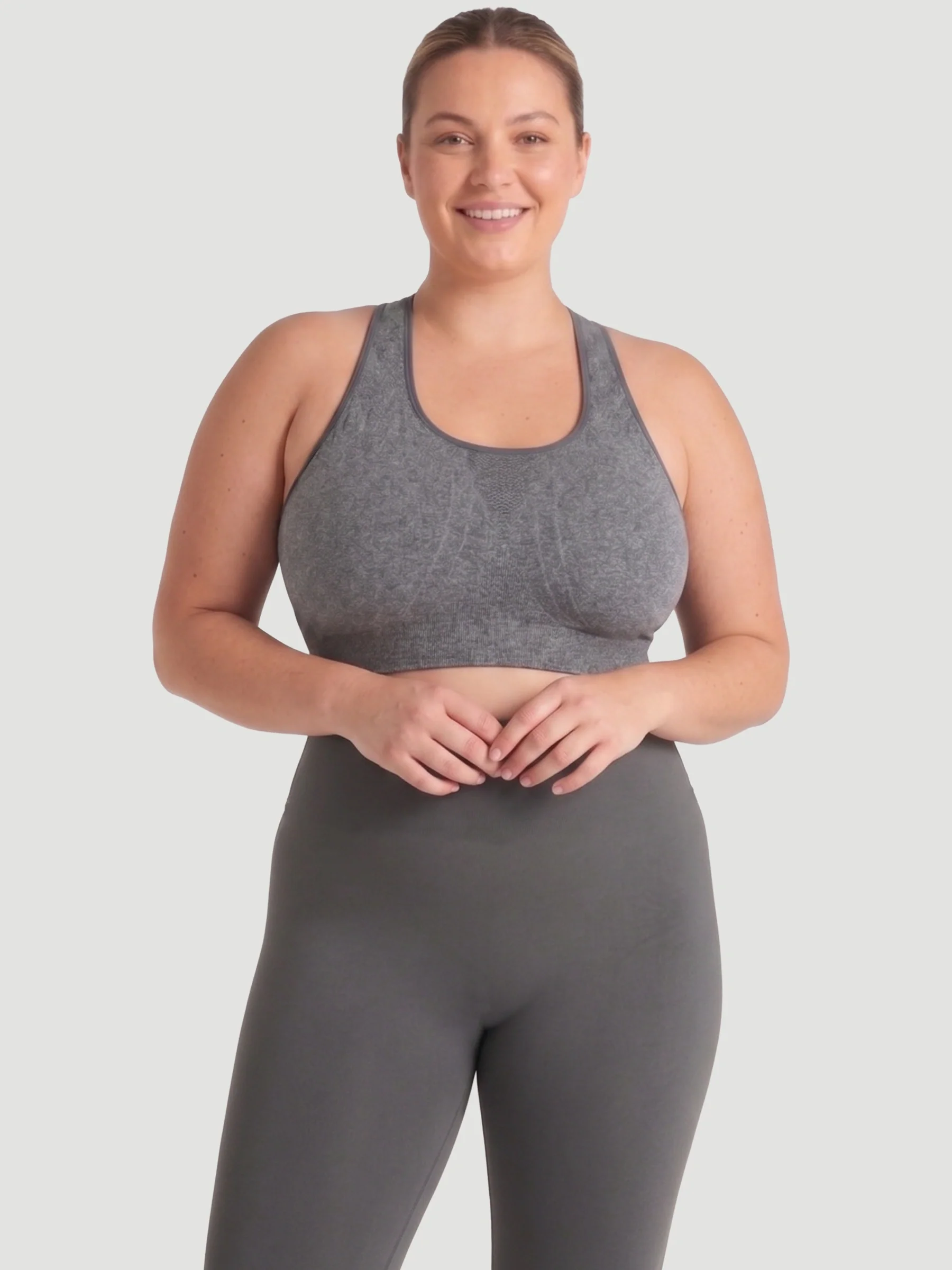 Seamless Racerback Sports Bra - Image 10