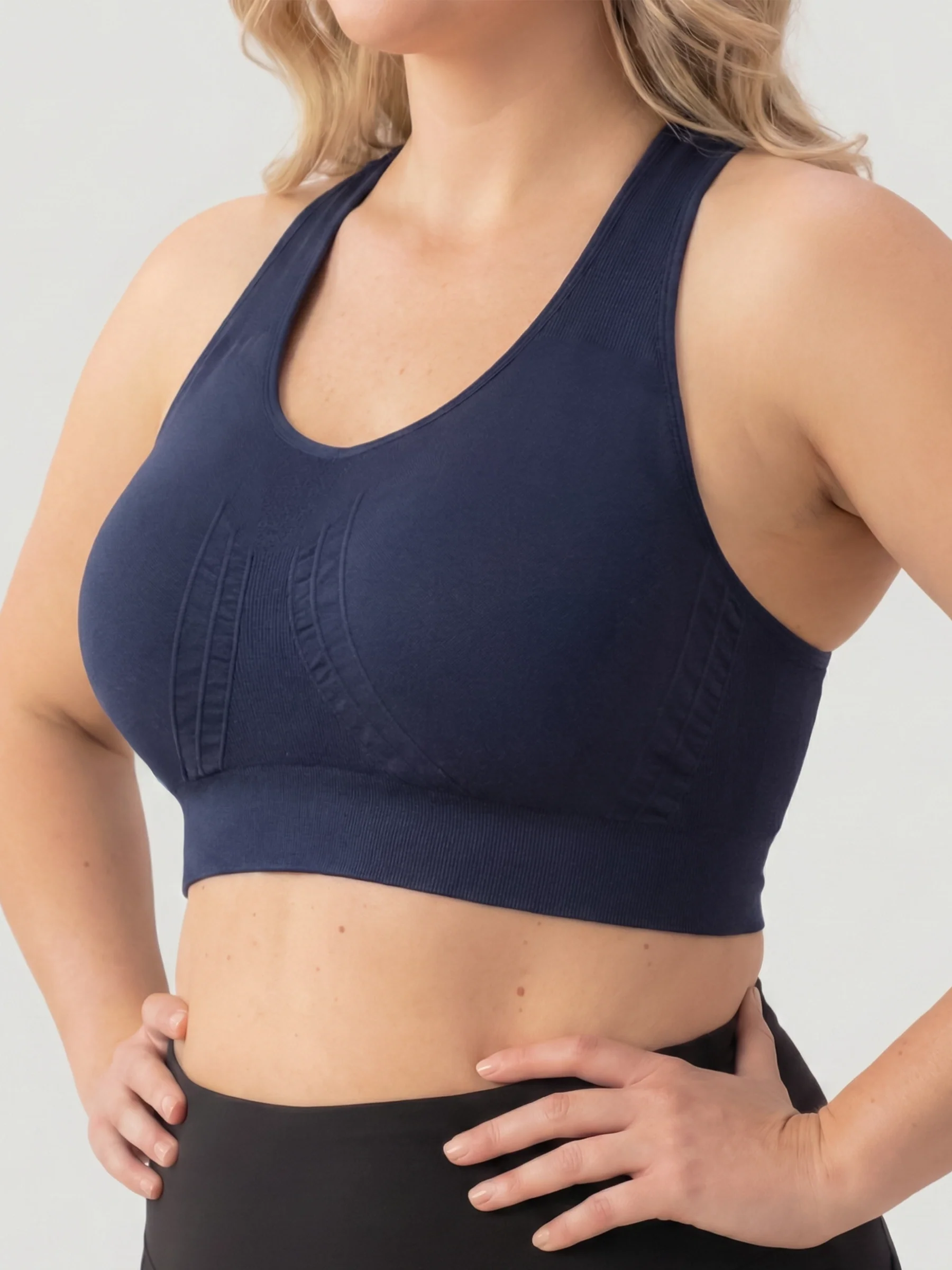 Seamless Racerback Sports Bra - Image 16