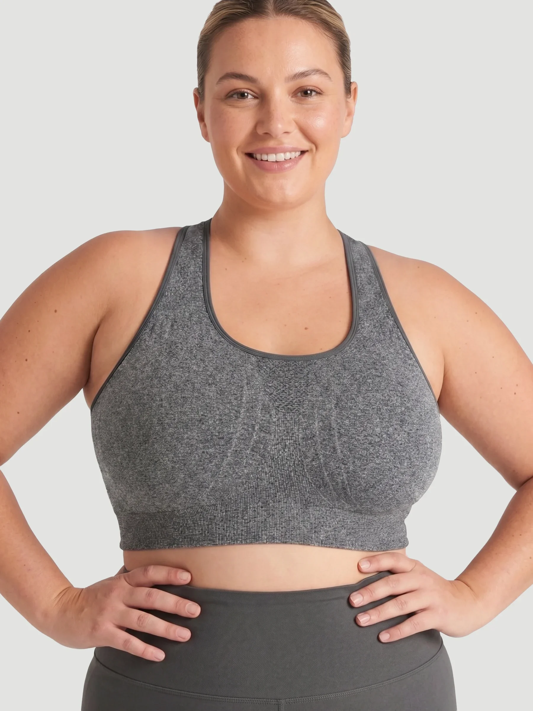 Seamless Racerback Sports Bra - Image 5