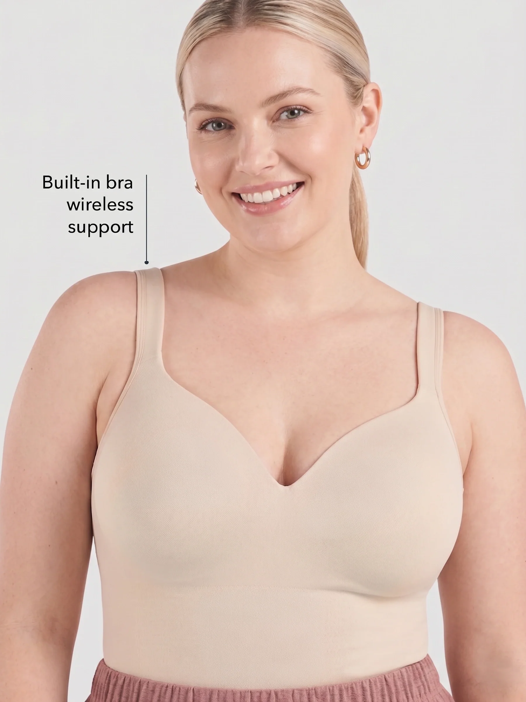 Ultimate Comfort Built-In Bra Shaper Cami - Image 19